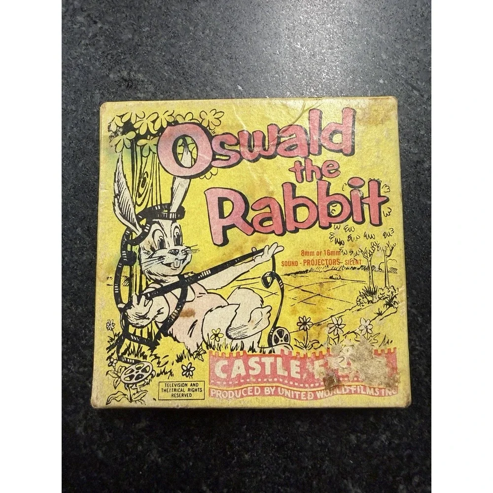 Vintage 8mm Home Movie EMPTY BOXES & REELS Oswald Kitty Kat Castle Films Lot
